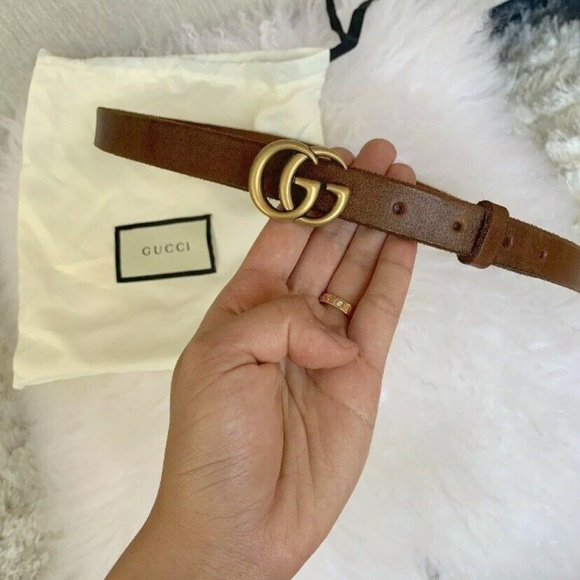 gucci gg belt brown